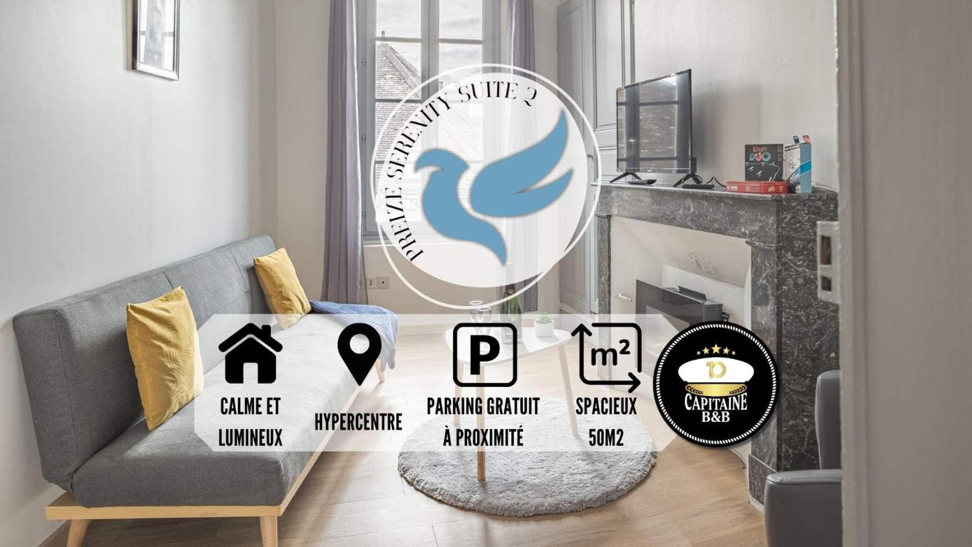 Preize Serenity Suite 2 - Hypercentre - 2 Pers. Troyes Bagian luar foto